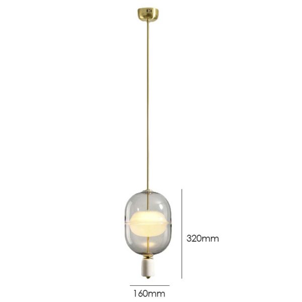 Celine Glass (Single Head) Pendant Lamp - Image 6