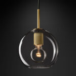 Soloman Glass Round Pendant Lamp