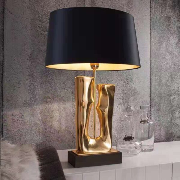Golden Bloom (Resin) Table Lamp
