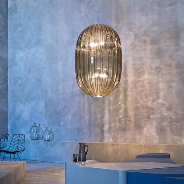 Shadowed Glass Pendant Lamp - Image 3