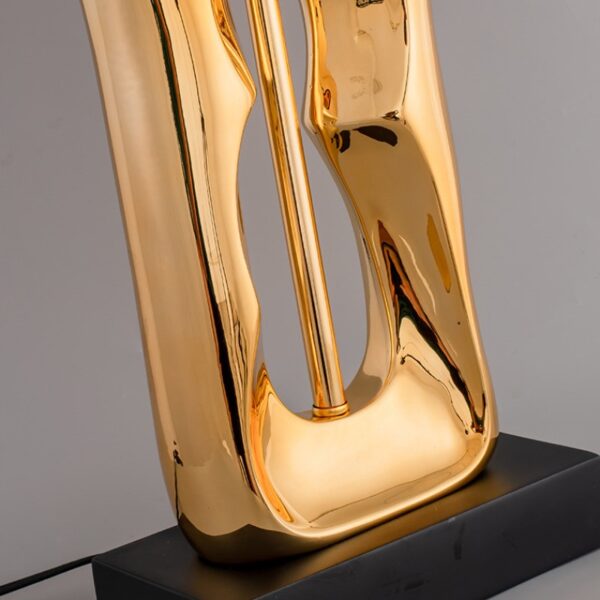 Golden Bloom (Resin) Table Lamp - Image 4