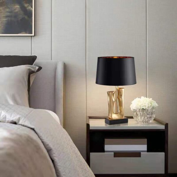 Golden Bloom (Resin) Table Lamp - Image 6