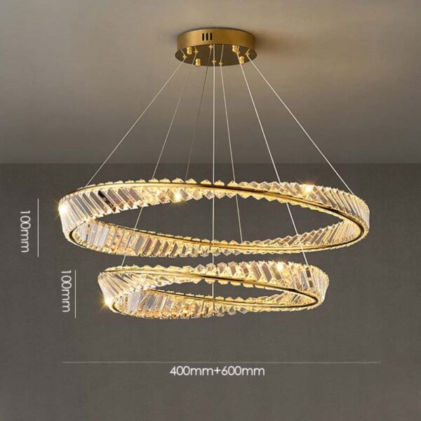 GoldenRosebudLEDChandelier8