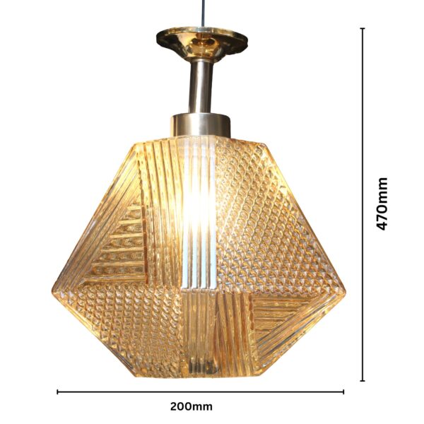 AurumShine Glass Pendant Lamp - Image 6