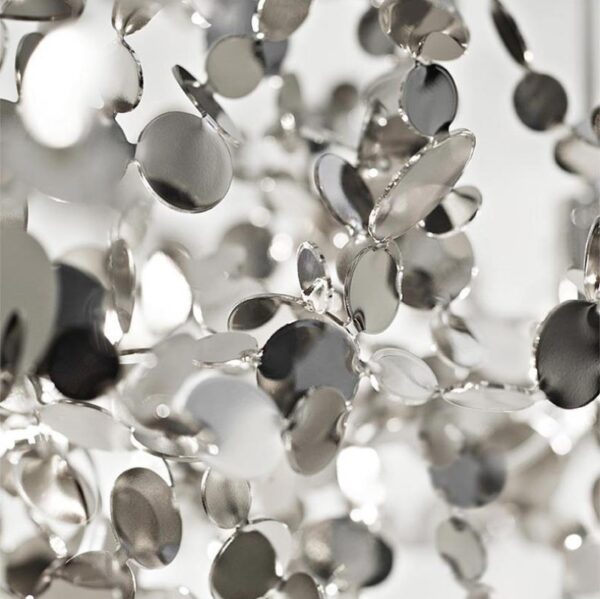 Chrome Beam Chandelier - Image 4