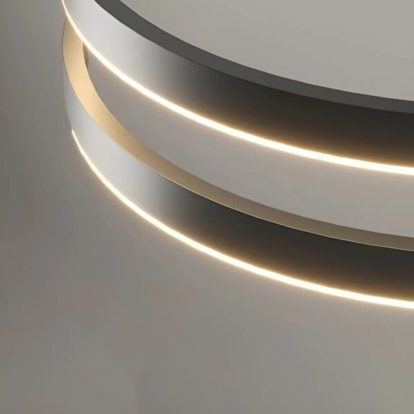 Chrome Wave Hanging Lamp - Image 3