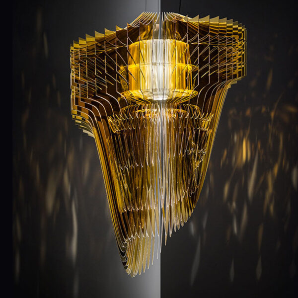 Golden Gleam Hanging Lamp - Image 4