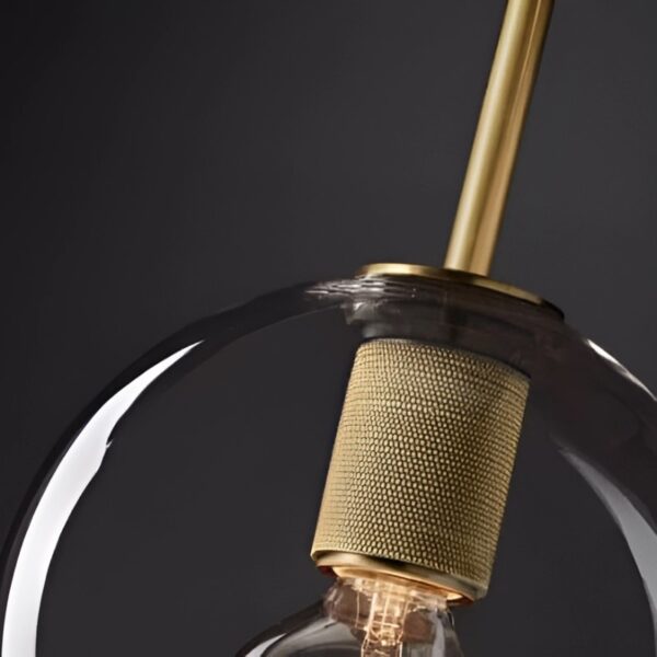 Soloman Glass Round Pendant Lamp - Image 2