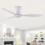 Cuckoo White Ceiling Fan luxury lighting home decor store india