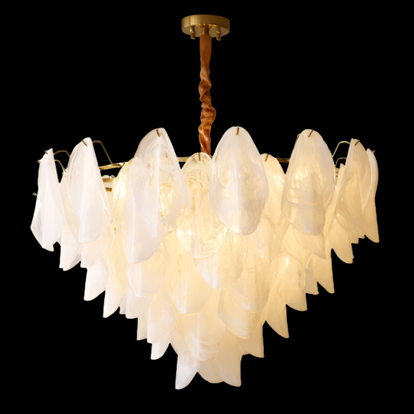 Glacial Glass Chandelier