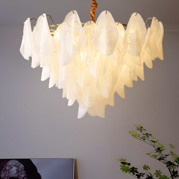 Glacial Glass Chandelier - Image 2