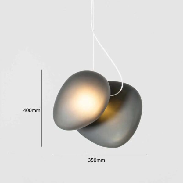 Calm Crest Glass Pendant Lamp - Image 6