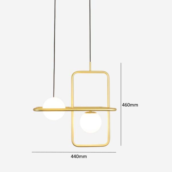 Double Vision Glass Hanging Lamp - Image 6