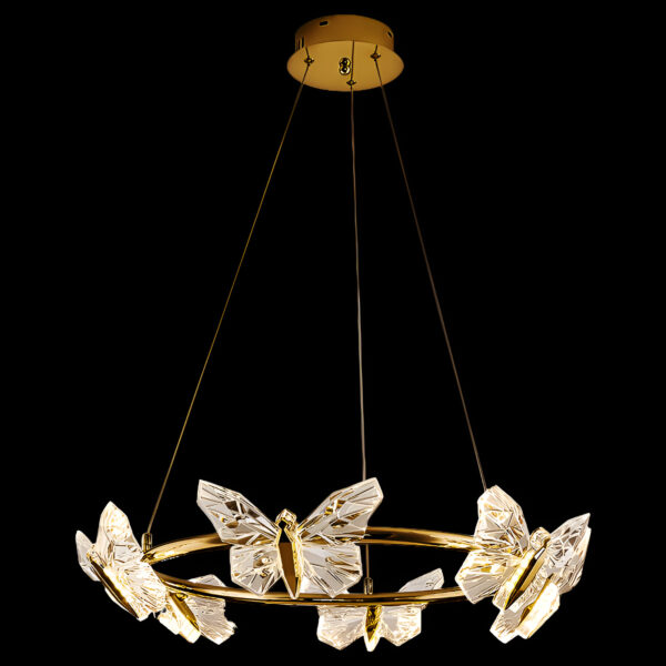 Flutter Gold 6 Hanging Lamp