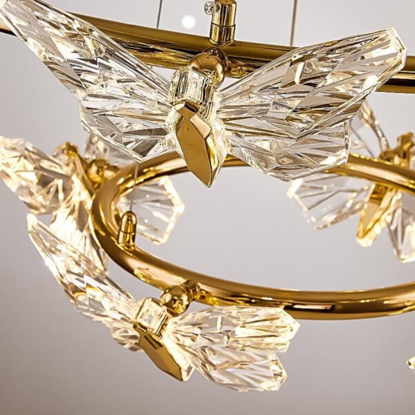 Flutter Gold 6 Hanging Lamp - Image 3