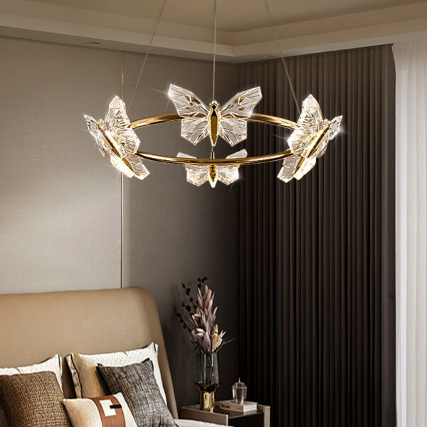 Flutter Gold 6 Hanging Lamp - Image 2