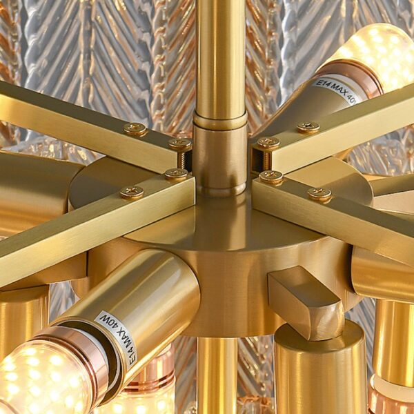 Gold On The Ceiling E14 Chandelier - Image 4