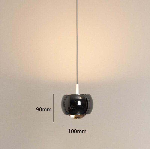 Round and Round (Black) LED Pendant Lamp - Image 6