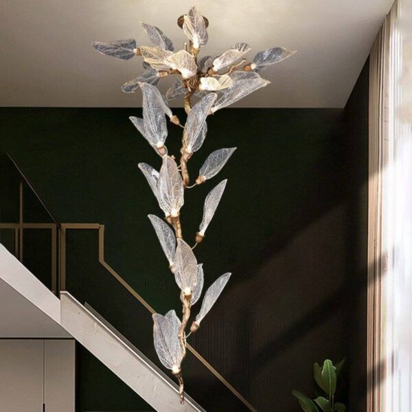 Summer Leaves LED Chandelier luxury lighting home decor store india