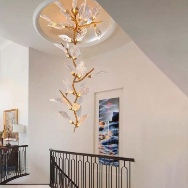 Summer Leaves(25) LED Chandelier - Image 3
