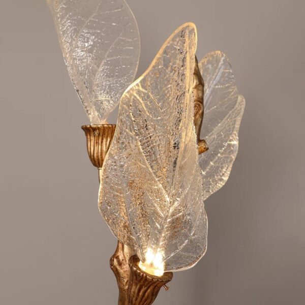 Summer Leaves Round (18) LED Chandelier - Image 4