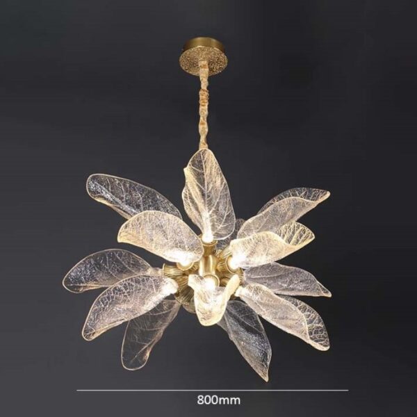 Summer Leaves Round (18) LED Chandelier - Image 5