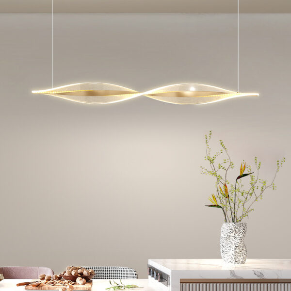 Twisted LED Hanging Lamp luxury lighting home decor store india