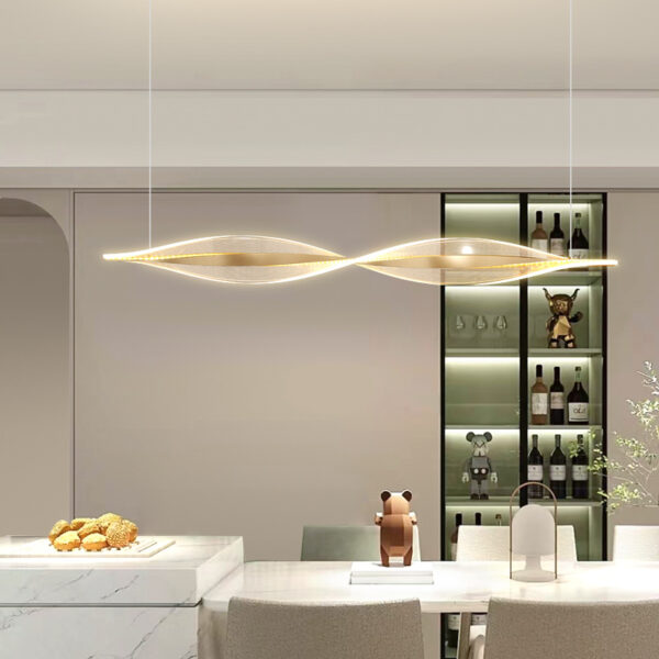 Twisted LED Hanging Lamp - Image 5