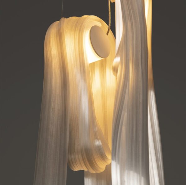 White Flag Glass Pendant Lamp - Image 4