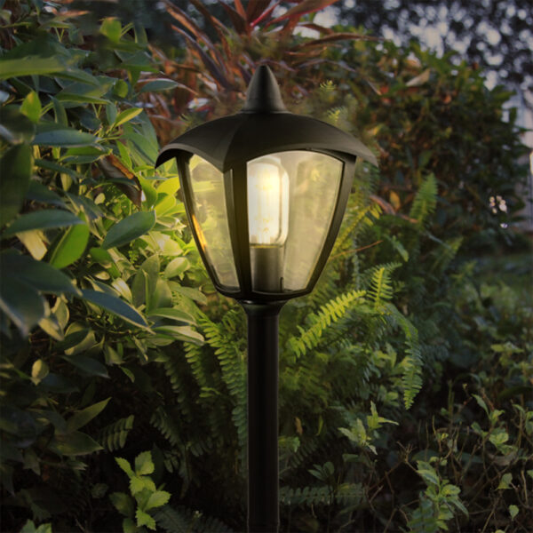 Classic Black Victorian Post -Outdoor Post Light-Light Art Studios