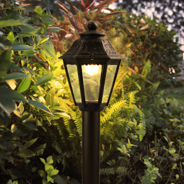 Victorian Noir Post-Outdoor Lights-Light Art Studio