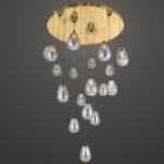 Aurora Droplets Chandelier (Smokey)