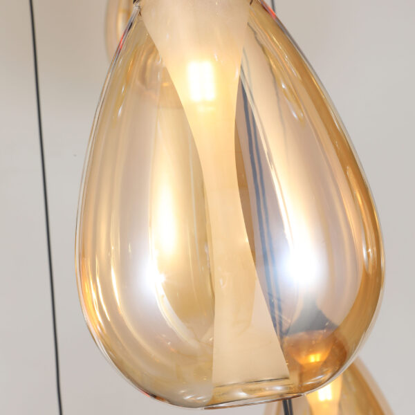 Aurora Droplets Chandelier (Amber) - Image 2